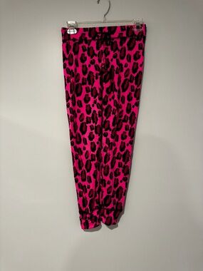 3 for $10 Pink Leopard Print Scrunch Butt Leggings Low Rise Cute Booty Small